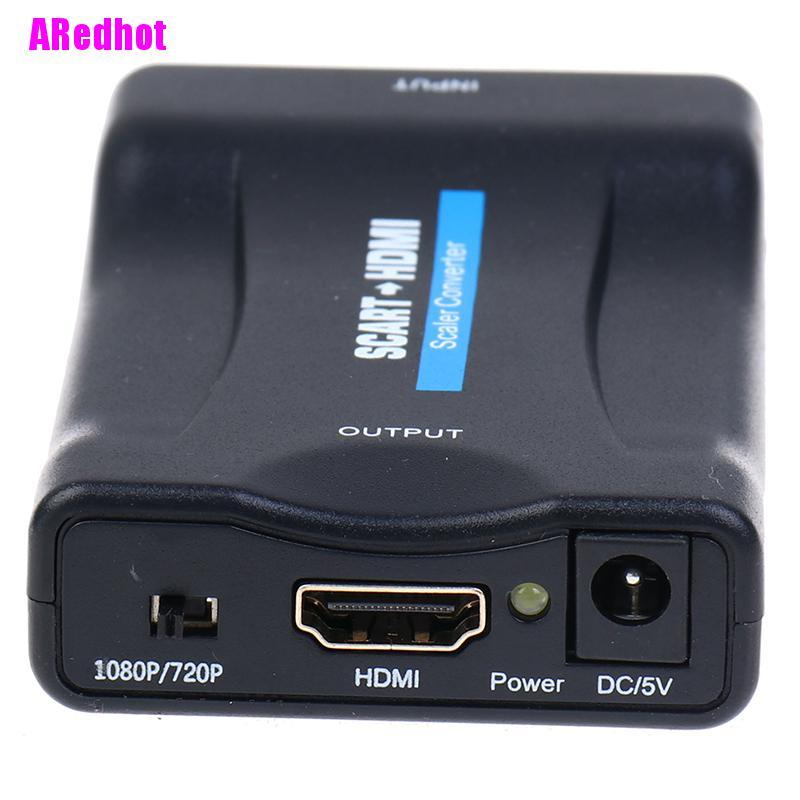 Bộ Chuyển Đổi Âm Thanh 1080p Scart Sang Hdmi Dành Cho Hdtv Sky Box Stb