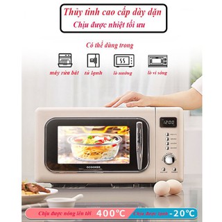 Hộp Cơm Thủy Tinh Tròn 400ml