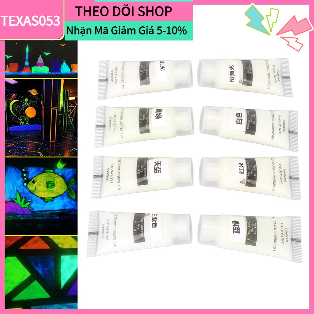 Texas053 Chất màu nhựa trong suốt Phát sáng tối để tạo UV Làm đồ trang sức bằng