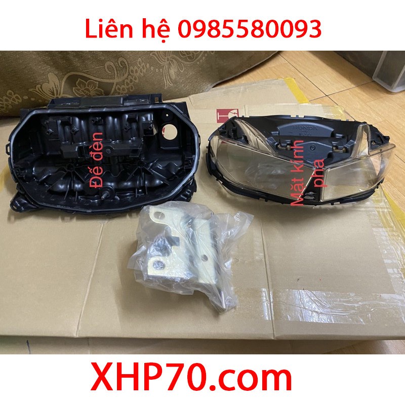 Mặt kính/MICA/ Đế pha đèn xe winner X Zin chính hãng Honda