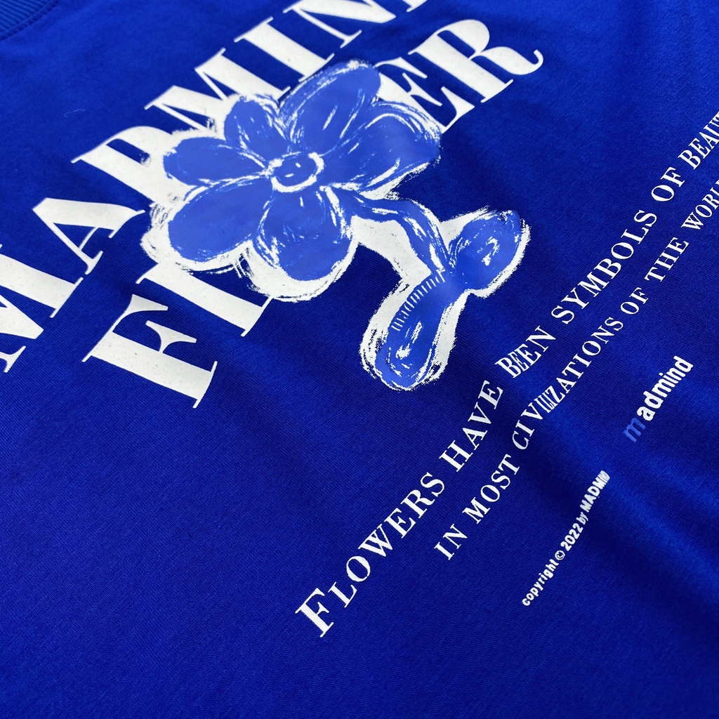 MADMIND® Chính Hãng - Áo Thun Mad Symbol  Cotton Thoáng Mát - Màu Xanh Lý / Đen / Xanh Dương / Xanh Lá Form Rộng Unisex