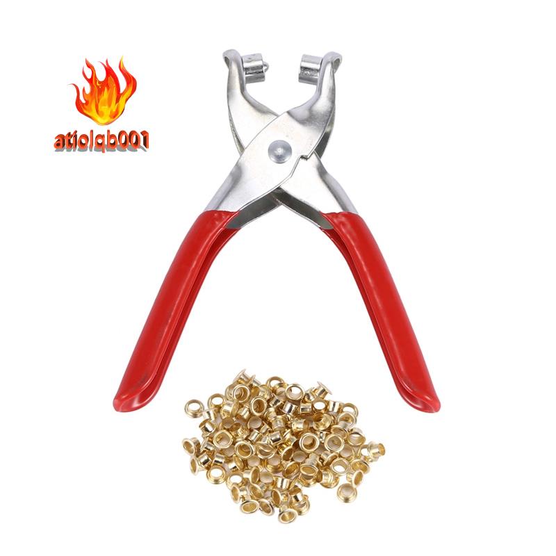 Bộ kìm bấm lỗ và đinh tán dùng để đục lỗ thắt lưng/ túi xách da