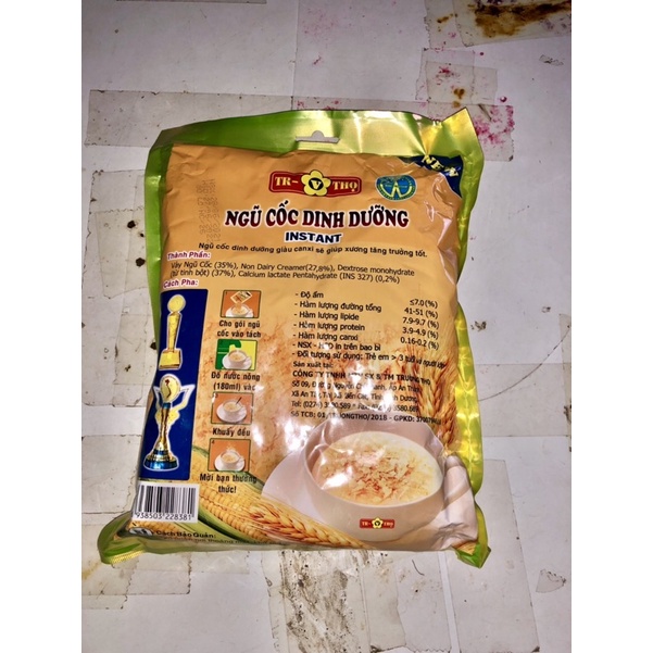 bột ngũ cốc dinh dưỡng trường thọ bịch 20góix24g bổ sung canxi