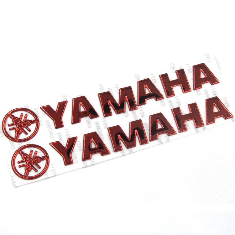 Tem logo chữ nổi YAMaHA dán trang trí xe MH01 SM