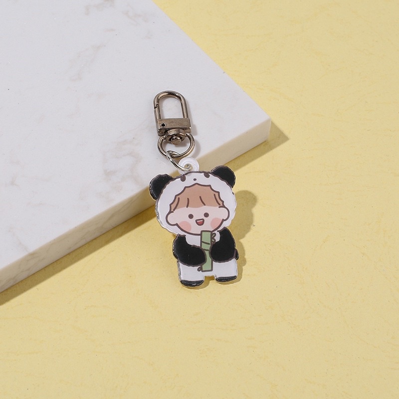 Móc Khóa Acrylic Họa Tiết Hoạt Hình Dễ Thương