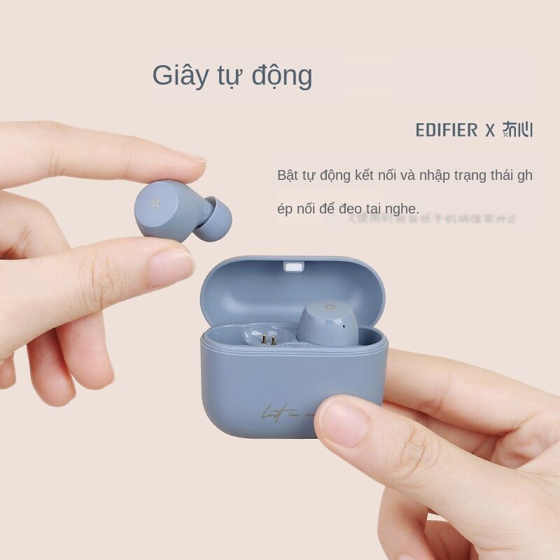 Edifier（EDIFIER） MiniBuds Tai nghe bluetooth không dây thật, tai nghe hai tai, phiên bản trung tâm thể thao, không thấm nước, Huawei AppleoppoĐa Năng