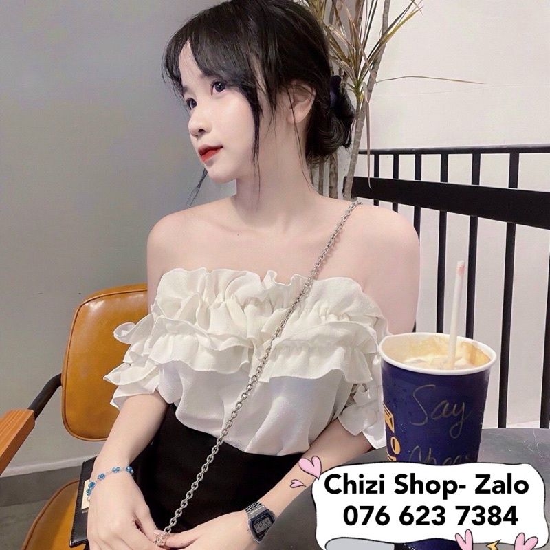 ÁO XẾP LY BÈO HAI TẦNG Chizi Shop