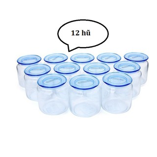 Combo 12 hũ thủy tinh đựng gia vị Luminarc 500ml Gia Phú