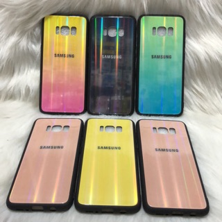 Samsung Galaxy S8 Ốp lưng mặt kính cường lực 7 màu cao cấp