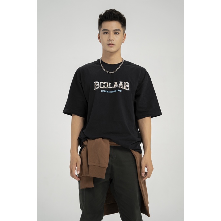 Áo Thun BOO Unisex Dáng Oversized 100%Cotton In Graphic Logo Boolaab