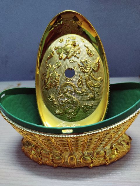 Thỏi vàng tứ linh Long Lân Quy Phụng size 15,18cm làm cây cành vàng lá ngọc, trưng bàn Thần Tài