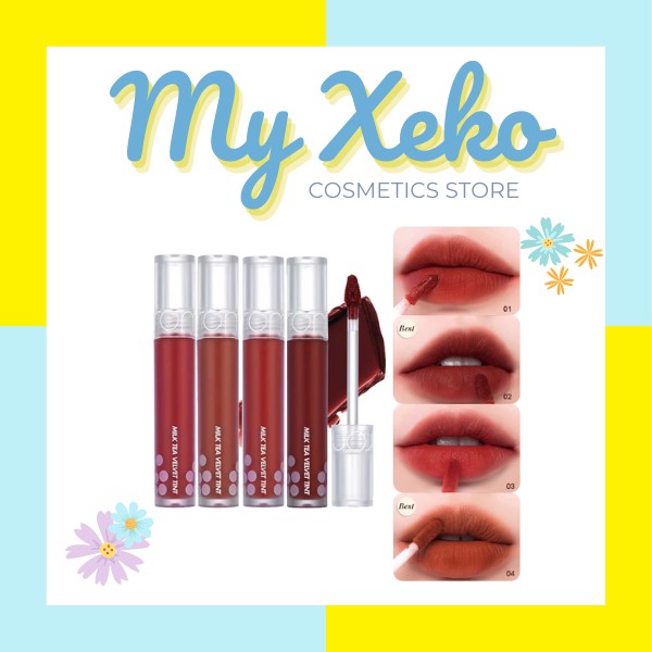 Son Kem Lì, Mịn Mượt Như Nhung Hàn Quốc Romand Milk Tea Velvet Tint 4.4g [My Xeko]