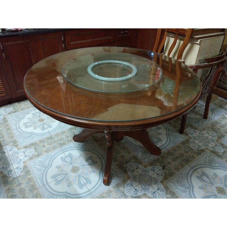 ​Bộ Bàn Ghế Ăn  Loại bàn xoay - kính
