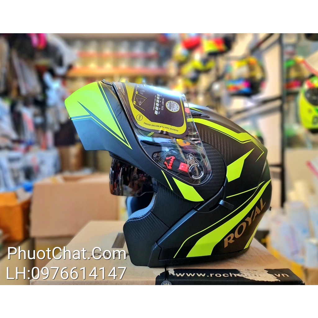 Nón bảo hiểm Fullface lật hàm M179 cao cấp