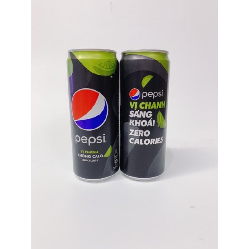 pepsi vị chanh không calo 330ml