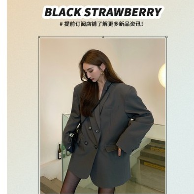 (Hàng Đẹp)Ảnh thật 3 hình cuối-2W585.Áo blazer oversize thời trang phong cách Hàn Quốc | BigBuy360 - bigbuy360.vn