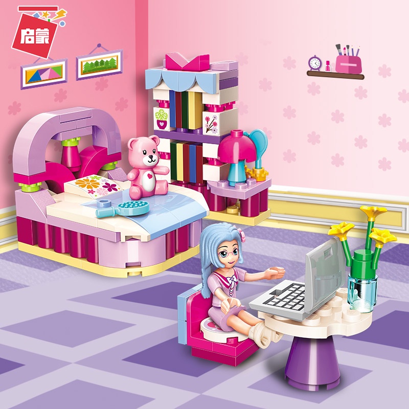 Bộ Đồ Chơi Lắp Ráp ed Friends Cho Bé Gái