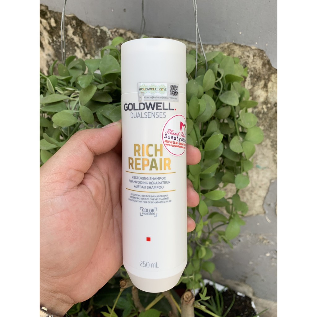 🇩🇪Goldwell🇩🇪 Dầu gội phục hồi tóc Goldwell Rich Repair Restoring Shampoo 250ml
