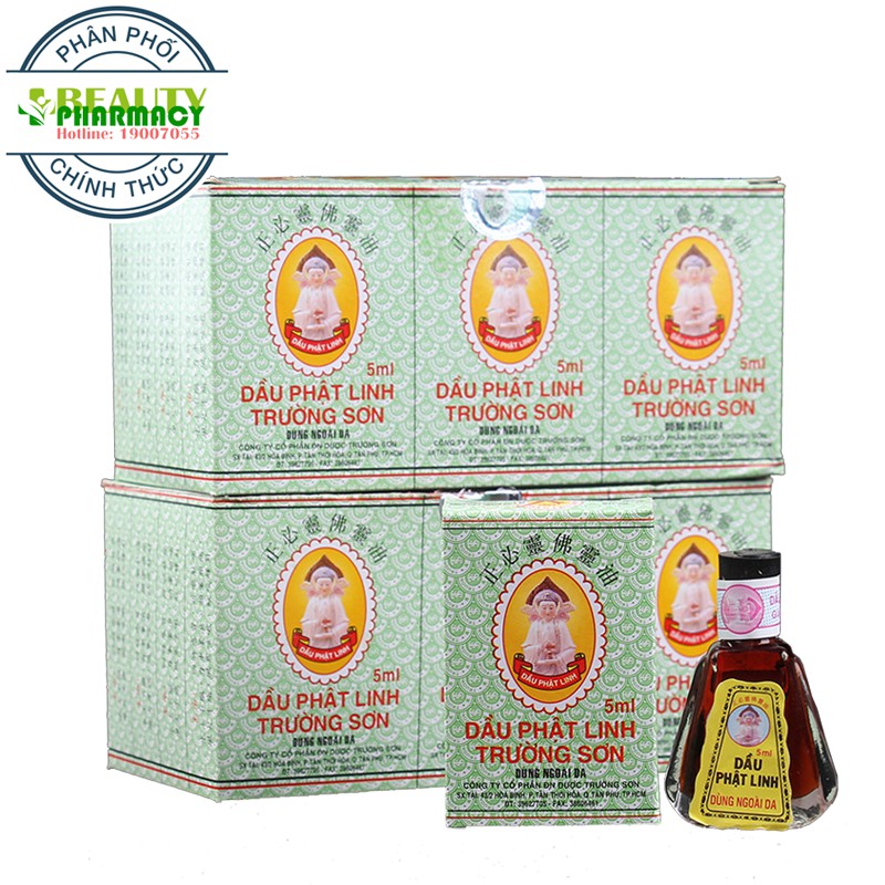 Hộp 12 chai Dầu Phật Linh Trường Sơn (5ml)