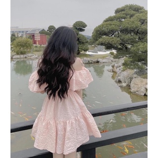 đầm hồng anh đào