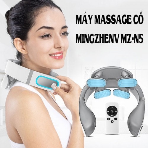 Máy massage cổ xung điện trị liệu đau mỏi cổ cao cấp Mingzhen MZ-N5 - CHÍNH HÃNG