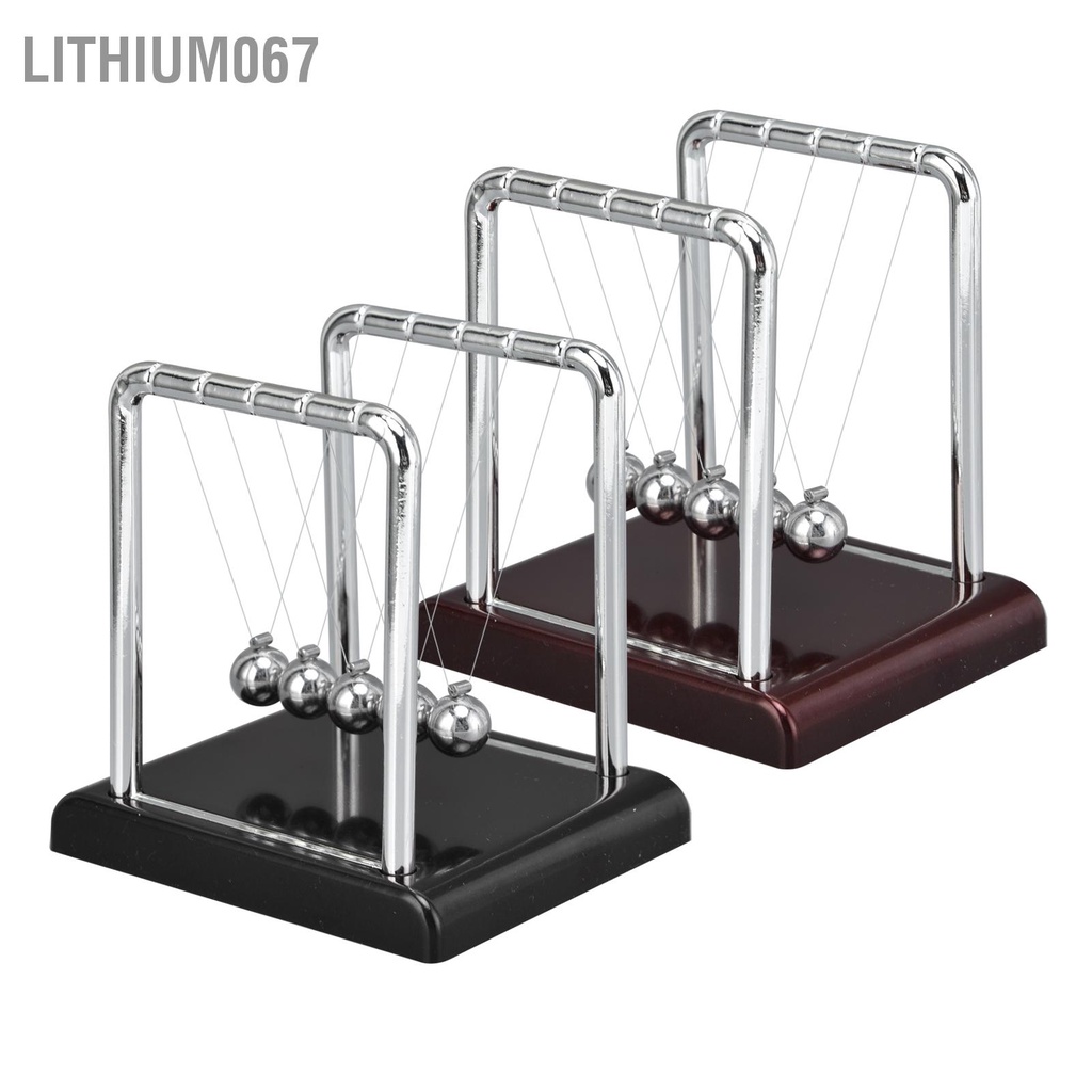 Con lắc Newton để bàn bằng thép kim loại dành cho trang trí nhà cửa - Trò chơi Vật lý Khoa học - Lithium067
