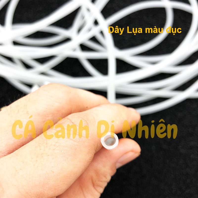 Dây oxy Chống Gập dây sủi 4 mm dây lụa Co2 dẻo  cho hồ cá