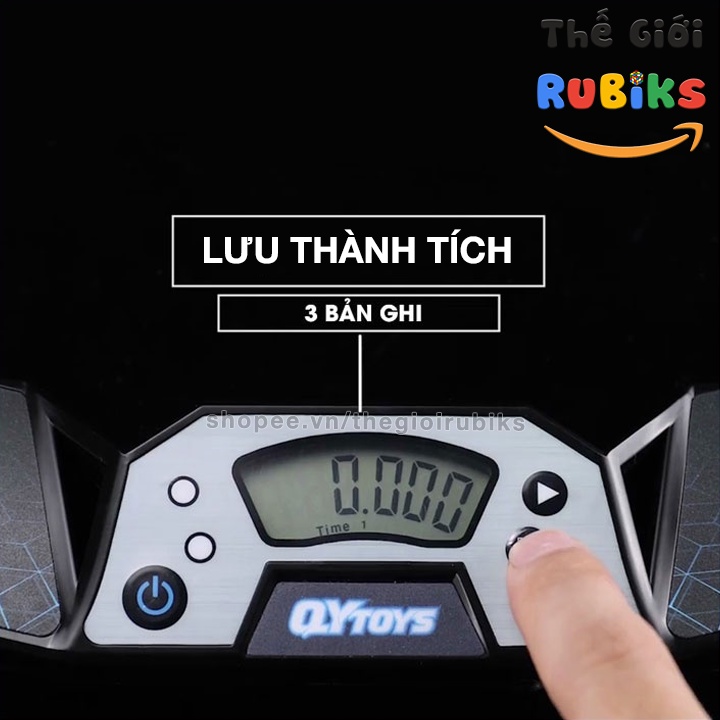 [Có dây Cáp] Đồng Hồ Rubik QiYi Timer Rubic Phụ Kiện Bấm Thời Gian Siêu Bền Đồ Chơi Thông Minh