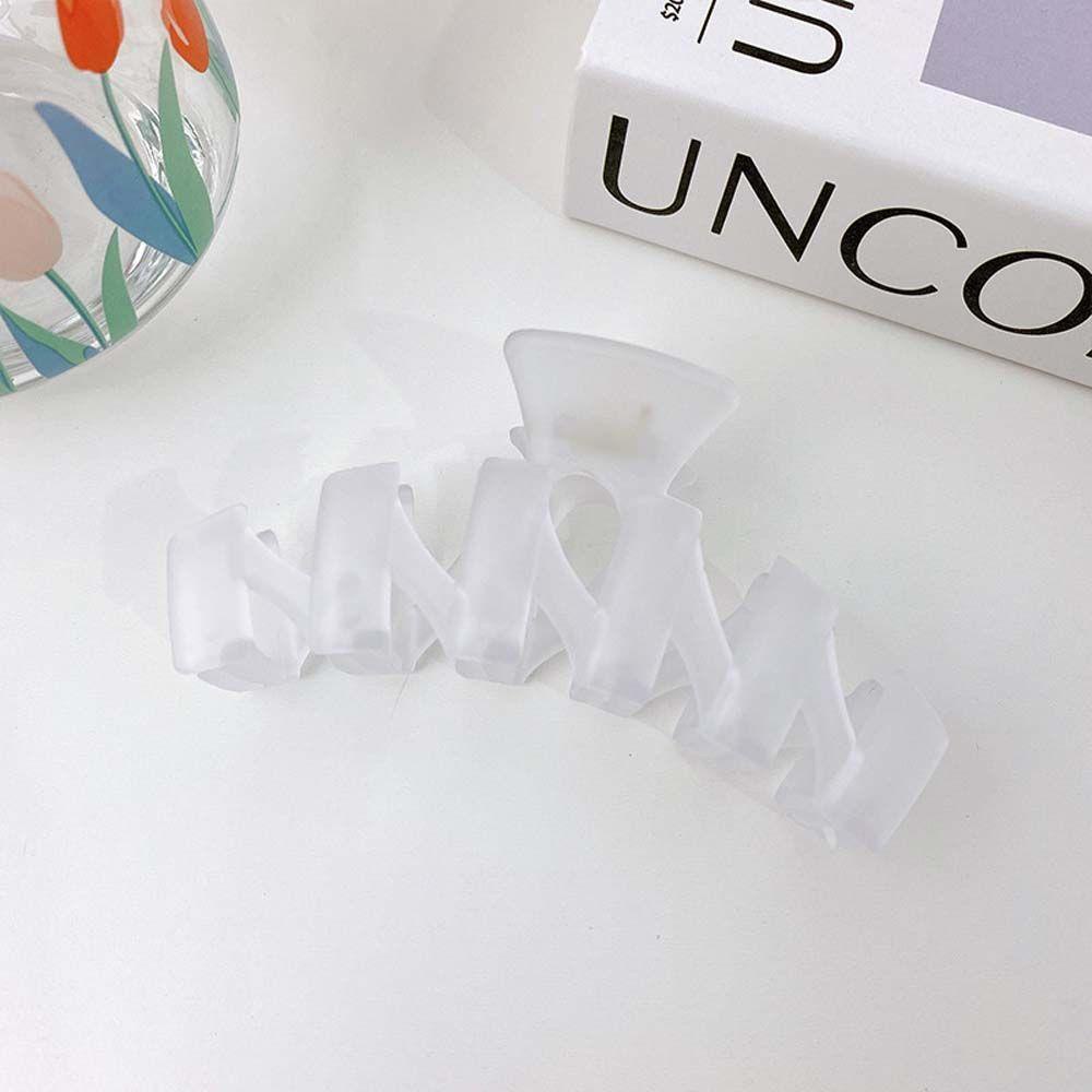 Kẹp Tóc Nhựa Dạng Thạch Hình Học Đơn Giản Dễ Thương Kiểu Pháp 15H Cho Bạn Gái