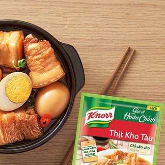 Gia vị Hoàn Chỉnh Knorr Thịt Kho Tàu gói 28g