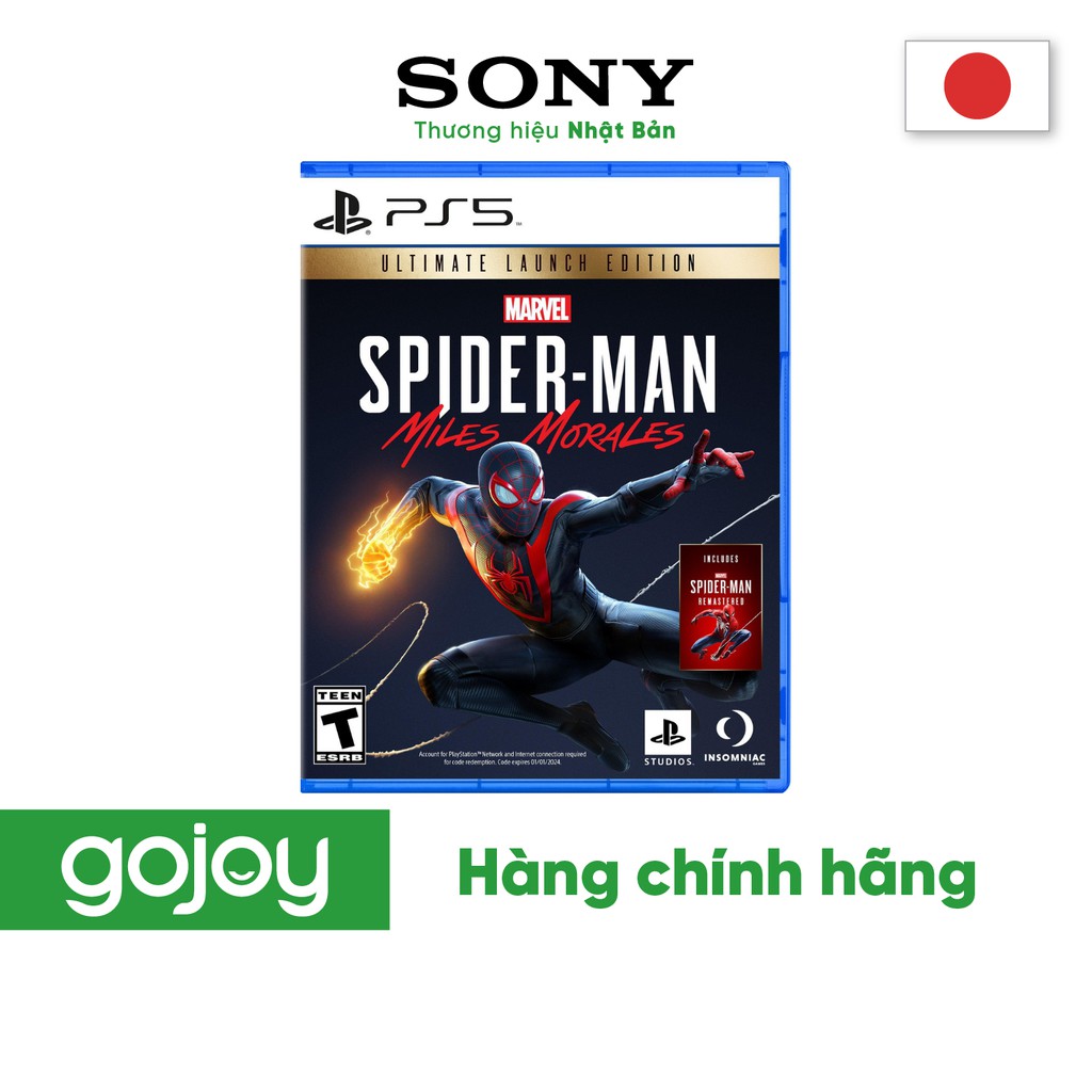 Đĩa game SONY PS5 Spider-Man: Miles Morales Ultimate Edition ECAS-00015E hàng chính hãng