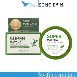 Mặt Nạ Đất Sét Làm Sạch Lỗ Chân Lông Some By Mi Super Matcha Pore Clean Clay Mask 100g