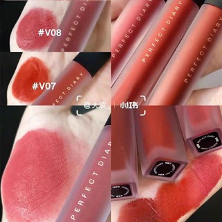 (sẵn) Son kem nhung PerfectDiary