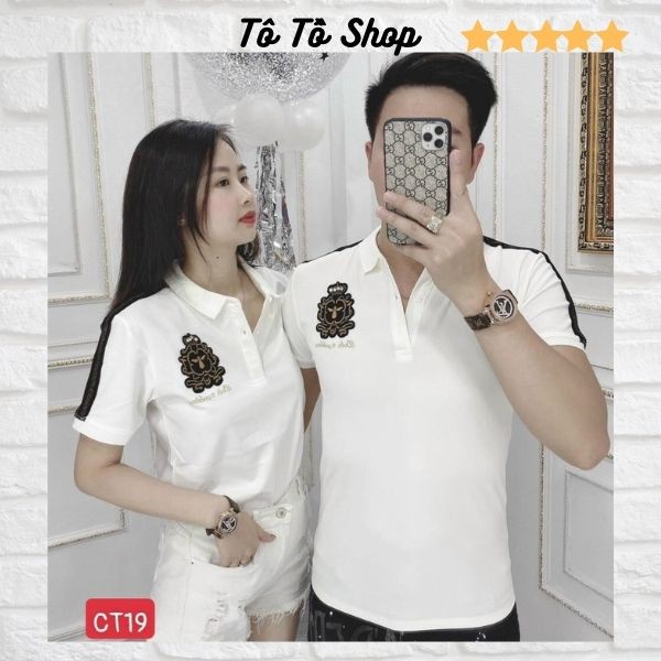 Áo Phông Nam ❤️FREESHIP❤️ Áo Thun Cặp Nam Nữ Tay Ngắn Cổ Bẻ Thời Trang Cao Cấp Mẫu Mới Hàng VNXK Tô Tồ Shop - ATNTT2