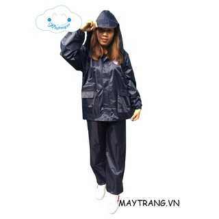 ÁO MƯA BỘ - VẢI DÙ - XL