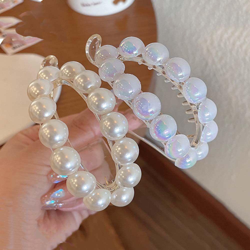 Kẹp Tóc Acrylic Trong Suốt Phong Cách Hàn Quốc Ngọt Ngào WMES15H