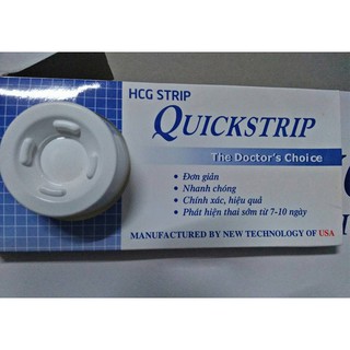 COMOBO 5 QUE THỬ THAI QUICK TEST + 5 QUE QUICKSTRIP