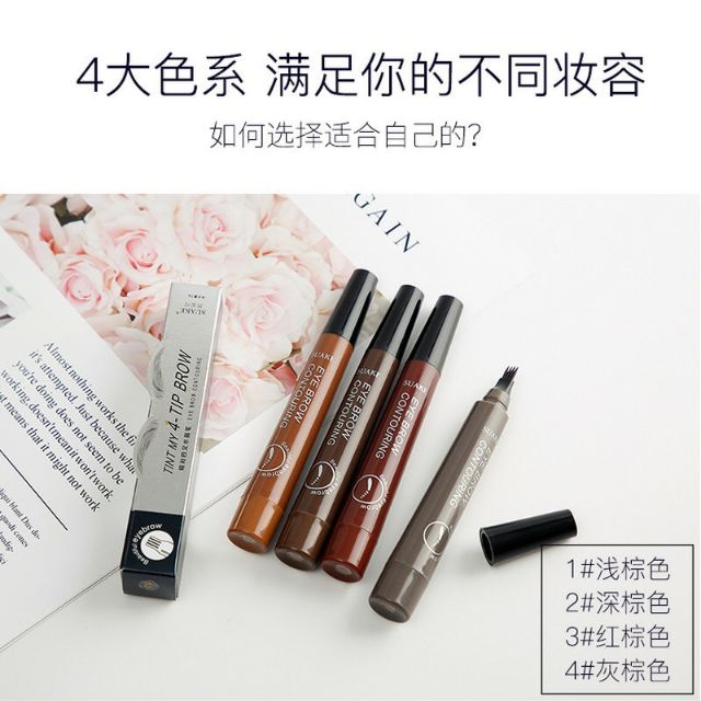[Mã COSHOT11 giảm 10% đơn 350K] CHÌ KẺ MÀY PHẨY SỢI 4D (F-260) | Thế Giới Skin Care