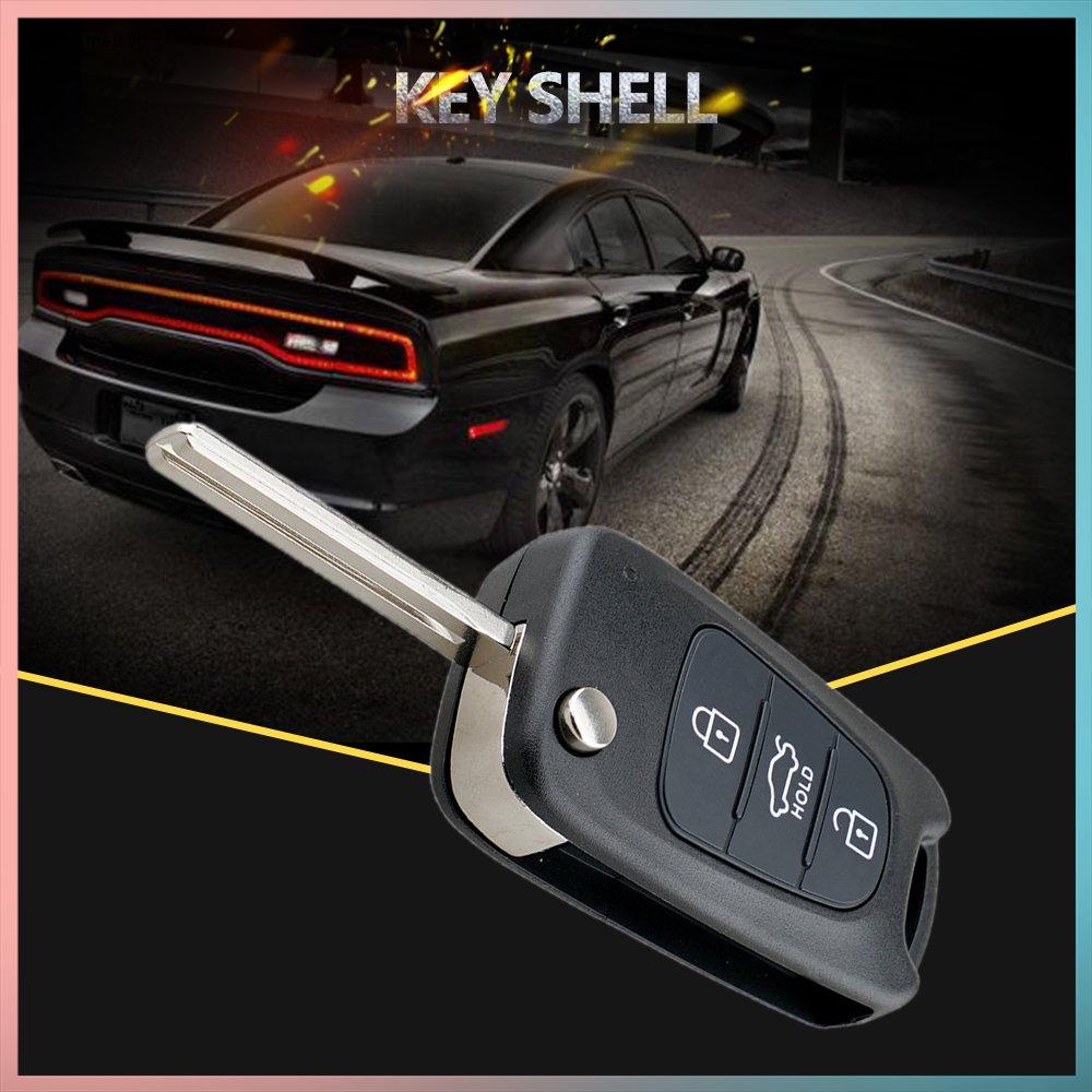 ⚡chất lượng cao⚡3 Flip Remote Key Fob Case Shell With English Letters Spare Parts Shell | WebRaoVat - webraovat.net.vn