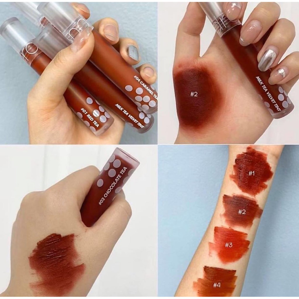Son Kem Trà Sữa Romand Milk Tea Velvet Tint Đủ Màu | BigBuy360 - bigbuy360.vn