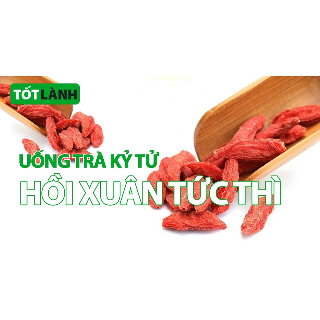 Kỷ Tử Khô  Ninh Hạ 100g - loại ngon -là loại nhân sâm đích thực