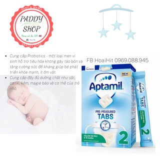 Sữa Aptamil Anh dạng thanh số 1, số 2 600g