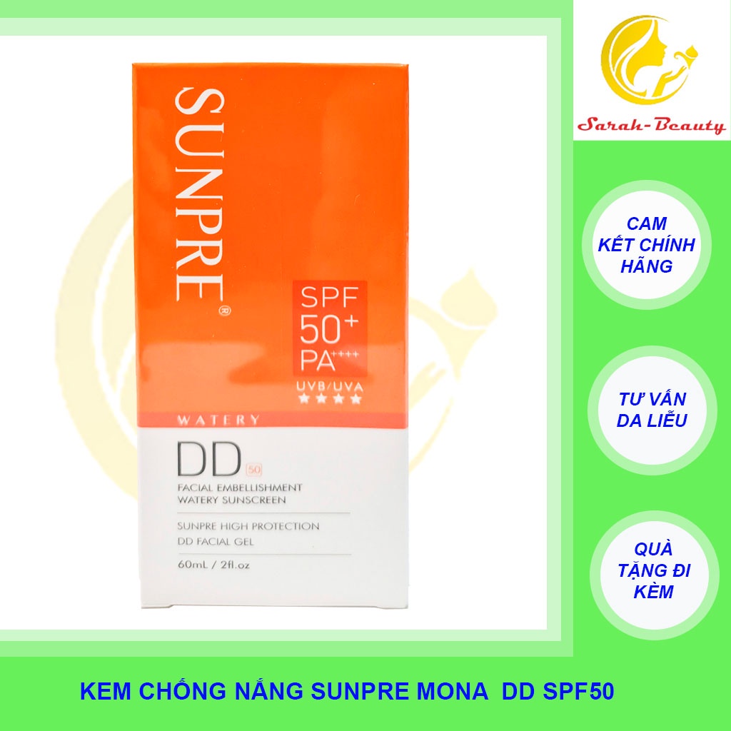 [CHÍNH HÃNG] Kem chống nắng Sunpre mona frema DD SPF 50+