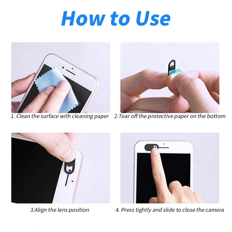 Vỏ Bọc Webcam Siêu Mỏng Dạng Trượt Bảo Vệ Riêng Tư Cho Laptop / Điện Thoại | BigBuy360 - bigbuy360.vn