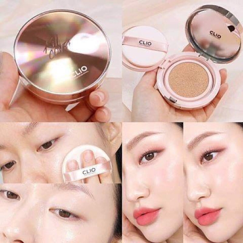 [Auth đủ bill] Cushion Clio Founwear, Stay Perfect, Glow, Pink Glow phấn nước kèm lõi | BigBuy360 - bigbuy360.vn