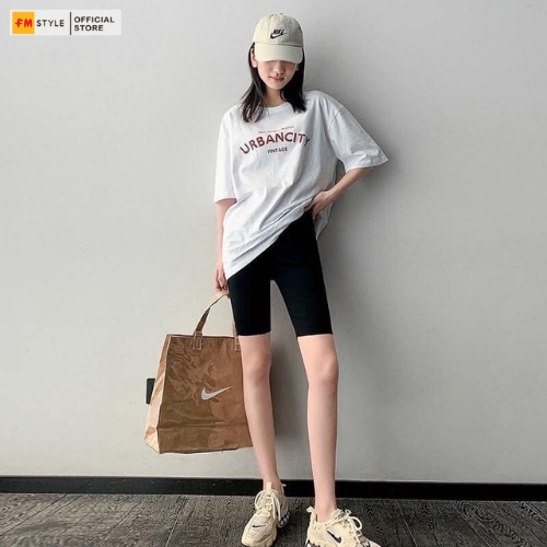 Quần legging lửng FM STYLE cạp chun vải thun cao cấp ngố nữ co giãn tốt dáng ôm 210701005 | BigBuy360 - bigbuy360.vn