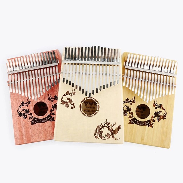 Đàn kalimba 17 phím dạng hộp âm to thump piano -BWS Nhiều mẫu P2