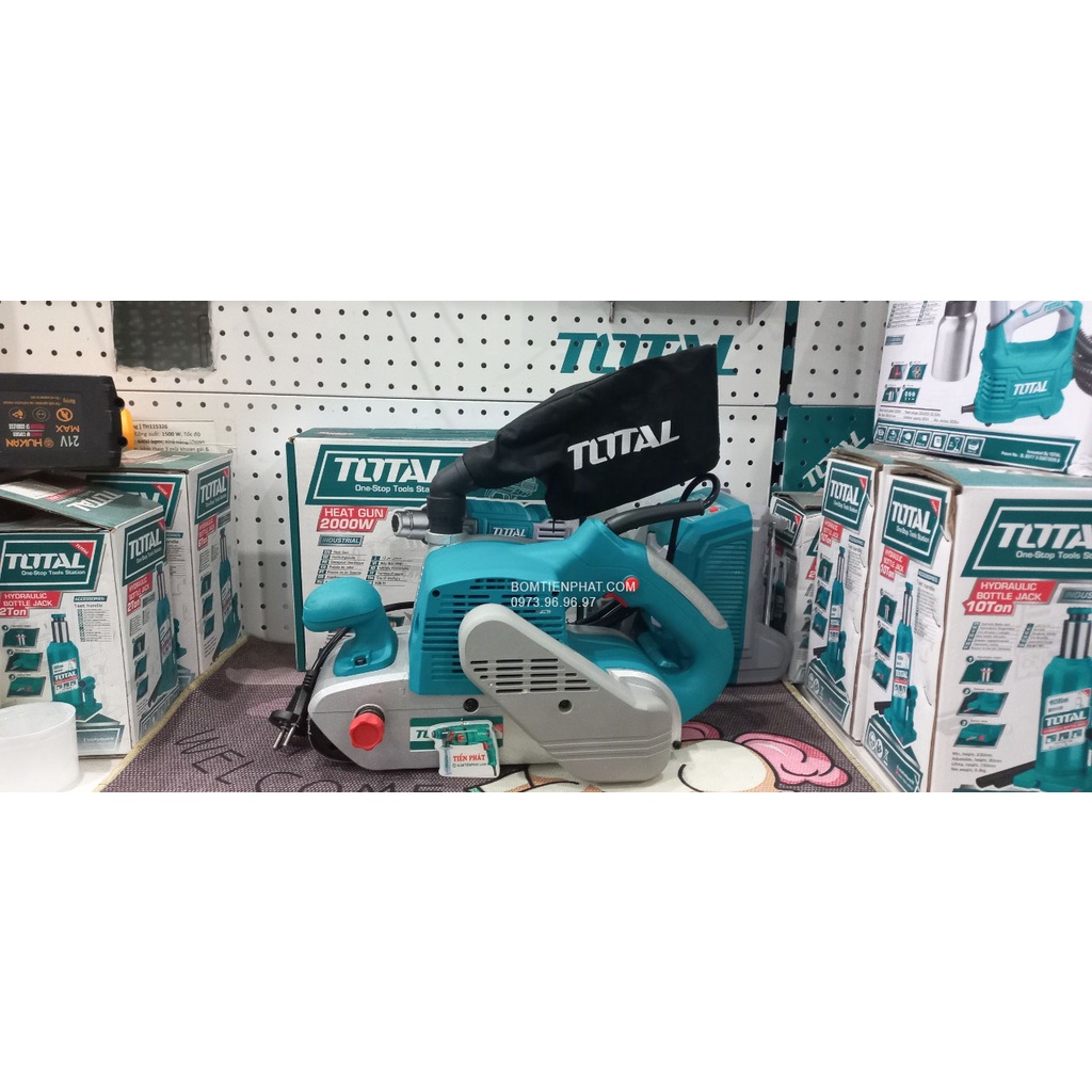MÁY CHÀ TĂNG gỗ 1200W CHÍNH HÃNG TOTAL TBS12001 - Đánh rung mịn bề mặt gỗ an toàn - TOTAL TOOLS WORLD THƯƠNG HIỆU ĐỨC