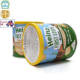 Bột Ăn Dặm HEINZ vị Gạo và Rau Củ Xay Nhuyễn Cho Bé Từ 6 Tháng (Hộp 200g)