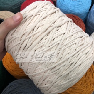 1kg dây thừng xoắn Màu Natural trang trí, thắt macrame [ảnh thật và video]